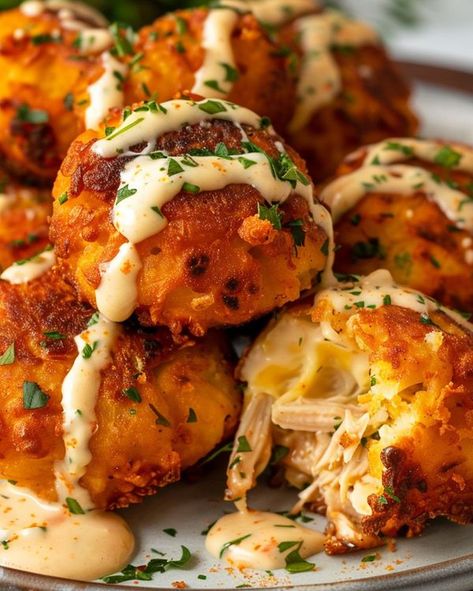 Chicken Crocette, Chicken Croquettes, Croquettes Recipe, Chicken Shredded, Hearty Snacks, Potato Croquettes, Cream Cheese Chicken, Cooked Chicken, Crispy Potatoes