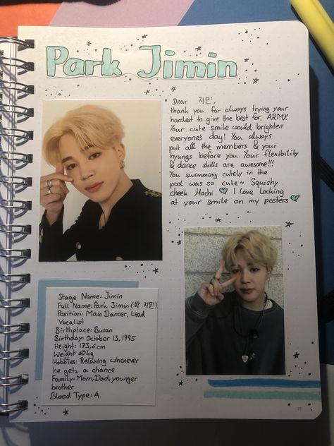 Jimin Diary Ideas, Jimin Journal Ideas, Bts Diary Ideas, Jimin Journal, Bts Journal Ideas, Bts Dairy, Bts Diary, Bts Journal, Flexibility Dance