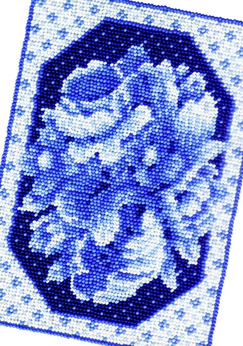 Floral panel instant download pattern 5x7 by AnnBensonBeading Beading Tutorial, Bead Embroidery, Purse Bag, Beaded Embroidery, Needlepoint, Bead Work, Beading, Kids Rugs, Instant Download