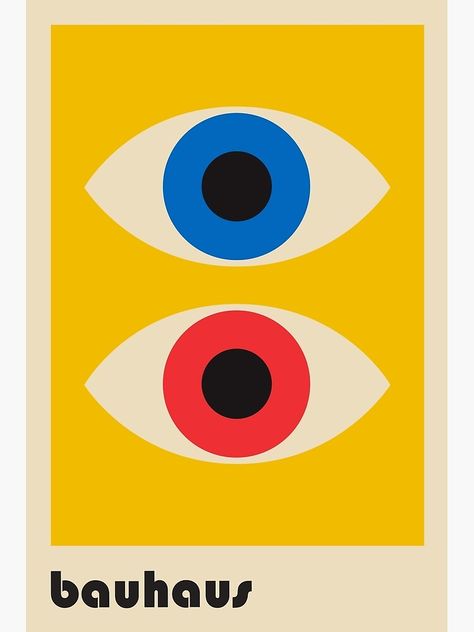 Bauhaus Art, Art Exhibition Posters, Walter Gropius, Bauhaus Poster, Bauhaus Style, Soyut Sanat Tabloları, Bauhaus Design, Yellow Art, Exhibition Poster