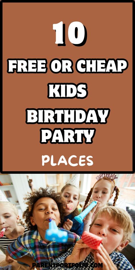 Planning a birthday on a budget? Check out these 10 free or cheap kids' birthday party places that guarantee fun without breaking the bank! Perfect for creating unforgettable memories. #KidsParty Cheap Nickel-free Jewelry For Birthday Gift, Birthday Party Alternatives For Kids, Cheap Playful Party Supplies, Cheapest Birthday Party Food, Cheap Nickel-free Charms For Birthday, Budget Kids Birthday Party, Kids Birthday Party Places, Cheap Birthday Party, Birthday Party Places