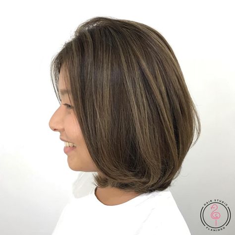 Lowlights vs Babylights and Balayage vs ... Highlights To Lowlights, Highlights Vs Lowlights, Babylights And Balayage, Balayage Vs Highlights, Ash Highlights, Highlight Bob, Bob With Highlights, Trending Hair, Highlights And Lowlights