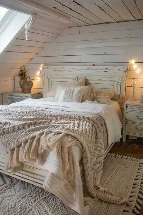 Farmhouse Chic Master Bed, Shabby Farmhouse Bedroom, Boho Bedroom With Iron Bed, White Farmhouse Bedroom Furniture, Country Cottage Bedroom Farmhouse Style, Farmhouse Western Bedroom, Dream Farmhouse Bedroom, Small Rustic Bedroom Ideas, Country Bedroom Ideas For Teenagers