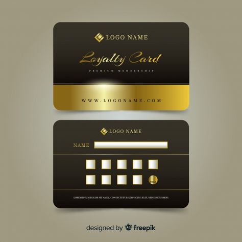 Loyalty Card Design Creative, Business Loyalty Cards, Loyalty Card Design, Esthetician Supplies, Mini Mart, Partner Cards, Modern Coffee Shop, Loyalty Card Template, Barber Logo