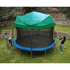 NEW! Universal Trampoline Canopy/Roof for all major brands! Trampoline Ideas, Trampoline Tent, Canopy Roof, Backyard Trampoline, Best Trampoline, Backyard Playground, Trampolines, Backyard Fun, Canopy Tent