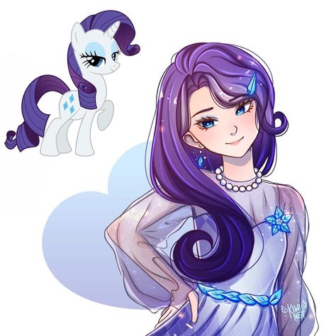 25.5k Likes, 247 Comments - K i w i (@kiwingy) on Instagram: “Rarity is such a pretty unicorn 🦄⭐️ I  s t a r t  t o  d i s l i k e  m y  a r t  s t y l e  w h y…” Rarity Human, Princesas Disney Anime, My Little Pony Rarity, Mlp Fan Art, My Little Pony Comic, My Lil Pony, Unicorn Art, My Little Pony Drawing, Your Drawing