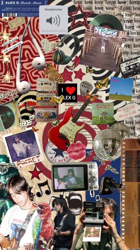 Alex g #alexg #alexgianascolli #music #musicshuffle #musicislife #aestheticmoodboard #vibes #collage #aesthetic #aestheticboard Alex King, Logo Game, Music Journal, What Is My Life, Music Collage, Alex G, Rap Aesthetic, Iphone Wallpaper Photos, Collage Poster