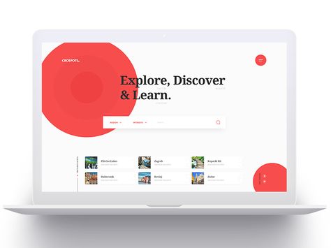 Circle Web Design, Circle Website Design, Circle Ui, Desktop Design, Ui Design Website, Homepage Design, Web Design Studio, Web Design Trends, Web Inspiration