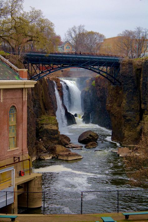 15 beautiful places in New Jersey.  Passaic River Great Falls, Troy Meadows, Parsippany; Seaside Heights; Clinton; Barnegat Lighthouse; The Great Falls; Painted house in Cape May; Allaire State Park; Abandoned farm water tower in Ocean Township; Edgemont Park; Clinton Road, West Milford; Abandoned railway bridge in Springfield; Ocean Grove (middle of NJ); Warrington Plaza clocktower in Hoboken; Paterson New Jersey, Barnegat Lighthouse, Paterson Nj, Most Beautiful Places To Visit, Seaside Heights, Ocean Grove, Honeymoon Places, Bergen County, Garden State