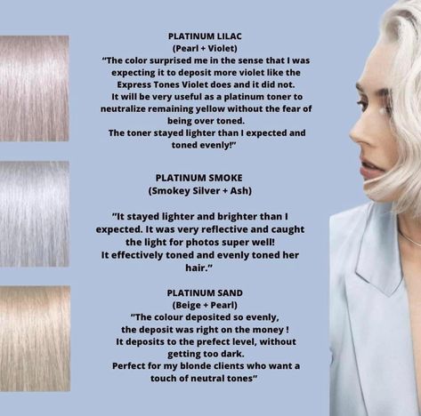 Pravana Toner Formulas, Toner Formulas, Blond Color, Pepper Hair, Grey Hair Dye, Color Formulas, Icy Blonde Hair, Salt And Pepper Hair, Hair Toner