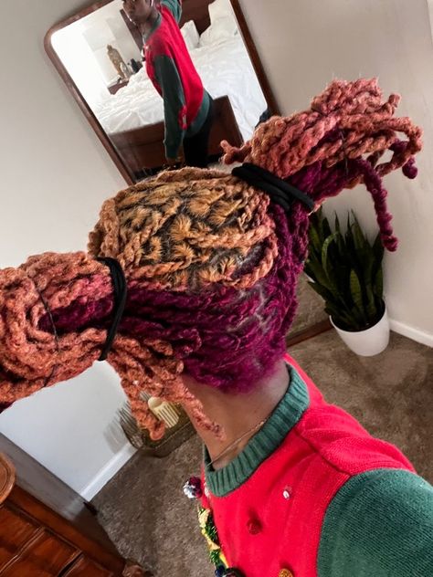 Loc Dye, Dyed Dreadlocks, Loc Colors, Locs Inspiration, Dyed Locs, Dyed Dreads, Colored Locs, Dreadlocks Hair Care, Loc Inspiration