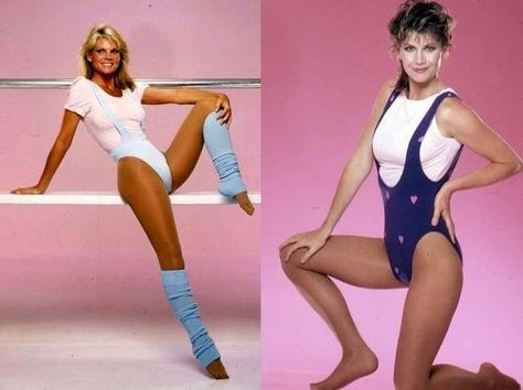 Google Image Result for https://qph.cf2.quoracdn.net/main-qimg-d2383487e268aaa6585aa5d7cd36c078 80s Sportswear Women, Vintage Aerobics, 1980s Aerobics, Aerobic Outfits, Workout Barbie, Markie Post, 80’s Outfits, Vma Performance, 80s Workout