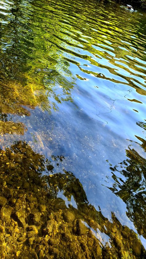 Water Reflection Art, River Reflection, Reflection Art, Painting Water, Watercolor Water, Landscape Sketch, River Rocks, Texture Photography, Water Reflections