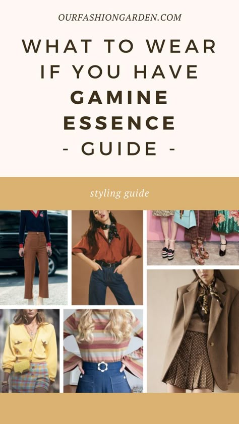 The 7 Kitchener Essences: The Gamine Essence Gamine Summer Outfits, Creative Style Outfits, Gamine Essence, Gamine Outfits, Style Essence, Creative Outfits, Gamine Style, Soft Gamine, Natural Clothing