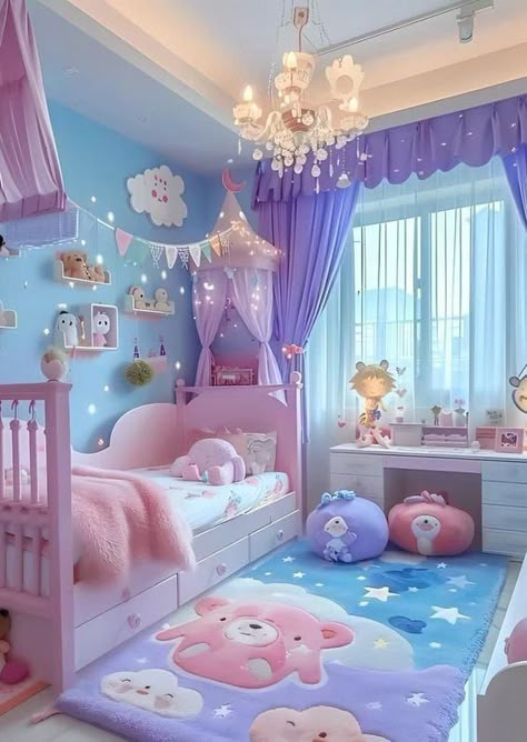 Kids Room Interior, Dream Bedroom Inspiration, Kids Room Interior Design, Toddler Room Decor, Kids Bedroom Inspiration, Dekorasi Kamar Tidur, Kids Interior Room, Kids Room Organization, Girl Bedroom Decor