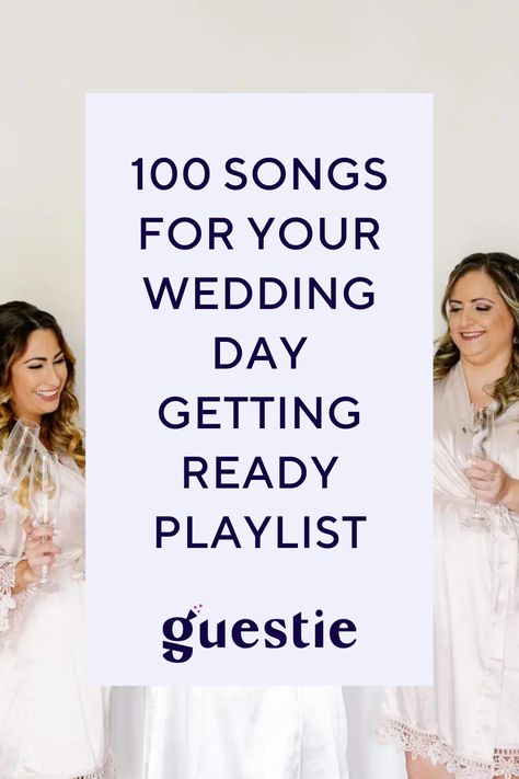 Pre Wedding Playlist, Morning Of Wedding Playlist Songs, Wedding Song Checklist For Dj, Wedding Day Playlist Getting Ready, Wedding Morning Playlist Brides, Wedding Getting Ready Playlist, Wedding Morning Playlist, Wedding Songs For Insta Story, Wedding Playlist Names