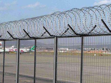 Welded Wire Security Fence for Prison, Airport, Railway Fencing Fence Security, Barbed Wire Fencing, Wire Mesh Fence, Compound Wall, Fencing Material, Mesh Fencing, Security Fence, Boundary Walls, Wire Fence