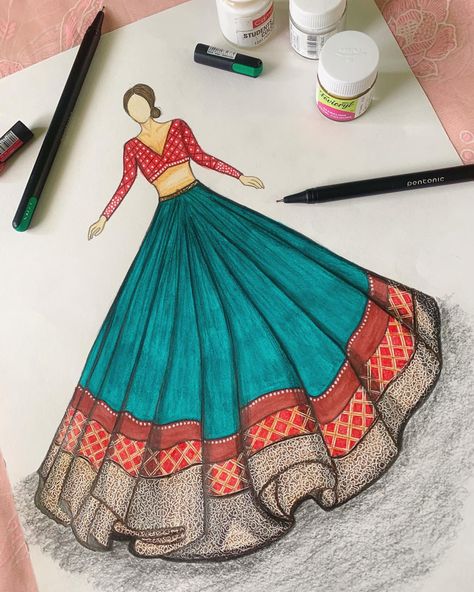 Indian Dress Sketches Pencil, Indian Dresses Drawing, Indian Dress Drawing Sketches, Indian Fashion Drawing, Indian Clothes Drawing, Indian Fashion Design Sketches, Indian Fashion Illustration Sketches, Fashion Illustration Sketches Dresses Outfit, Fashion Designer Aesthetic Wallpaper