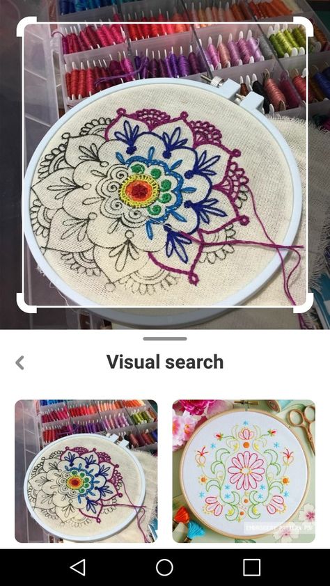 Beadwork Embroidery, Embroidery Stitches Tutorial, Embroidery Materials, Pola Sulam, Brazilian Embroidery, Simple Embroidery, Embroidery Patterns Free, Sewing Embroidery Designs, Hand Embroidery Art