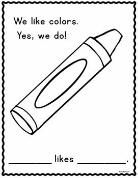 Enjoy this free class book. Students can practice printing their names and reviewing the color words with this class book perfect for Back to School. Beginning Of The Year Books Preschool, First Day Of Kindergarten Activities Art Projects, Preschool Classroom Books To Make, Color Unit For Preschool, Favorite Color Activities Preschool, Color Unit Preschool, My Favorite Color Worksheet, Back To School For Toddlers, Back To School Activities For Preschool