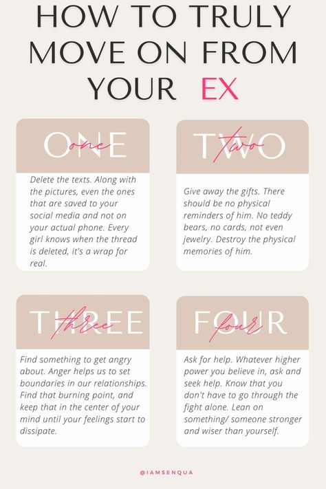 Moving on can be hard. Betraying yourself can be even harder. There are a few things we do to sabatoge ourselves, and any new relationship that may spring forth. Sometimes we're not always "stuck", but are choosing to stay. Follow these four steps to truly move on after a breakup instead of fooling yourself that the person will change. Implement the steps, stand firm in your will, and see the results yourself. | Relationship Advice Things To Do After Breakup, After A Breakup, Sabatoge Relationship, How To Move On From A Breakup, Things To Do After A Breakup, Moving On Tips Relationship, What To Do After A Breakup, Tips To Move On From A Relationship, Breakup Tips Moving On