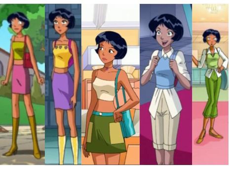 Totally Spice Outfit, Total Spies Outfits, Totally Spies Inspired Outfits, Totaly Spies Outfits, Alex Totally Spies Aesthetic, Alex Totally Spies Outfit, Totally Spies Alex Outfits, Totally Spies Sam Outfits, Totally Spies Aesthetic Outfits