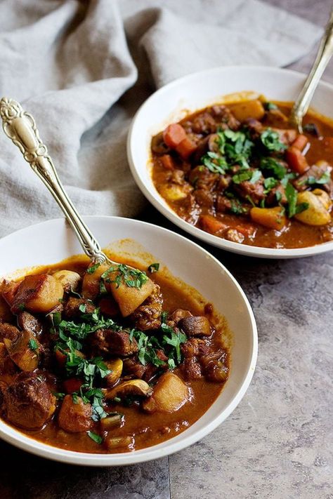 One pot lamb stew is a classic that's hearty and healthy. You can make it on the stove or in the slow cooker. This east lamb stew is great for meal prepping and it also freezes well! #lambstew #lambstewrecipe #stewrecipe #lambrecipes Simit Recipe, Lamb Stew Recipes, Potato Stew, Lamb Dishes, Easy Vegetable, Lamb Stew, Stewed Potatoes, Stew Recipe, Crockpot Recipes Slow Cooker