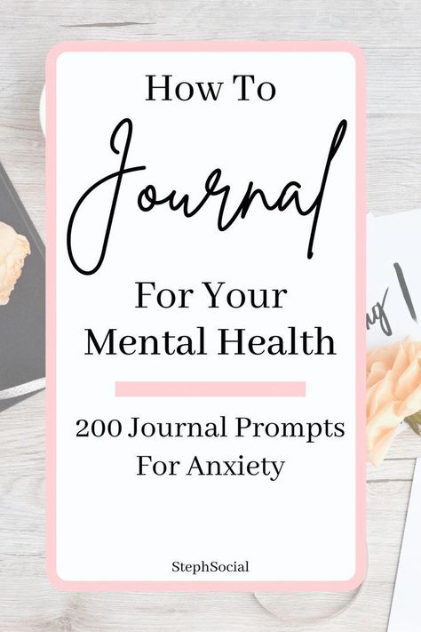 Wellness Journal Ideas, Journaling For Mental Health, Journal Prompts For Mental Health, How To Journal, Inner Mind, Journal Collection, Start Journaling, Ideas Journal, Wellness Journal