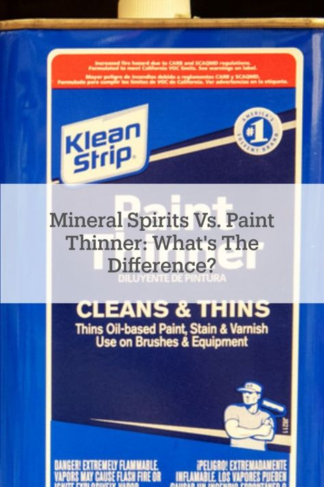 Not knowing the functions of paint thinners and mineral spirits can result in a hazardous outcome. Read this article to learn more! #paintingtips Paint Thinner, Mineral Spirits, Paint Paint, Mineral Paint, Painting Tips, Furniture Makeover, Home Made, To Learn, Stain