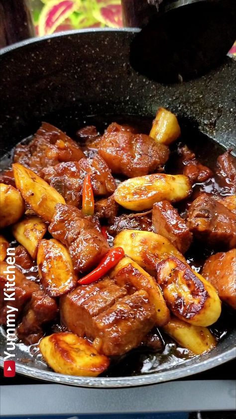 Yummy Kitchen, Pork Belly Recipes, Filipino Recipes, Cooking Videos, Pork Belly, Pork Recipes, Audio