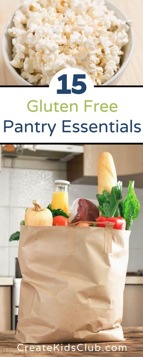 15 Gluten Free Pantry Essentials for getting gluten free meals prepared with less stress. Being diagnosed with celiac disease or gluten intolerance is overwhelming, our Gluten-Free Pantry Essentials is here to help you quickly see what foods are safe to stock your pantry with. This list of pantry essentials includes staples that will set you up for success to create delicious and nutritious meals for your family while leaving room on your shelves for new items to be added along the way. Gluten Free Pantry, Free Pantry, Gluten Free Meals, Stock Your Pantry, Easy Gluten Free Desserts, Pantry Essentials, Gluten Free Recipes For Dinner, Gluten Intolerance, Gluten Free Recipes Easy