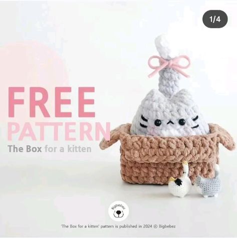 Free Cat Crochet Patterns, Cat Crochet Pattern Free, Cat Crochet, Crochet Eyes, Crochet Animal Amigurumi, Quick Crochet Patterns, Crochet Keychain Pattern, Crochet Design Pattern, Kawaii Crochet