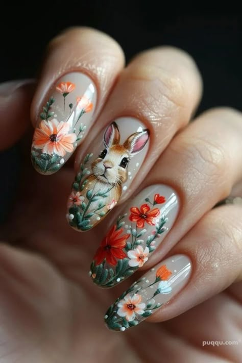 Easter Nails Ideas - Top Designs for Festive Nail Art - Puqqu Easter Egg Nails, Plaid Nail Designs, Easter Nail Art Designs, Pastel Nail Art, Festive Nail Art, Easter Nail Designs, Easter Nail Art, Colorful Nail Art, Ombre Nails Glitter