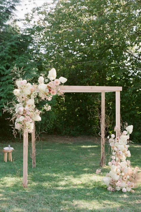 Wedding Chuppah Flowers, Chuppah Flowers, Wedding Chuppah, Seattle Wedding Venues, Fall City, Aisle Flowers, Floral Wedding Decorations, Neutral Color Palette, Flower Installation