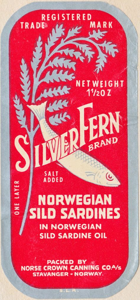 Sardine Can Art, Fish Typography, Ocean Graphic Design, Norwegian Graphic Design, Sardine Packaging Design, Sardine Can Design, Sardine Packaging, Sardines Illustration, Sardines Packaging