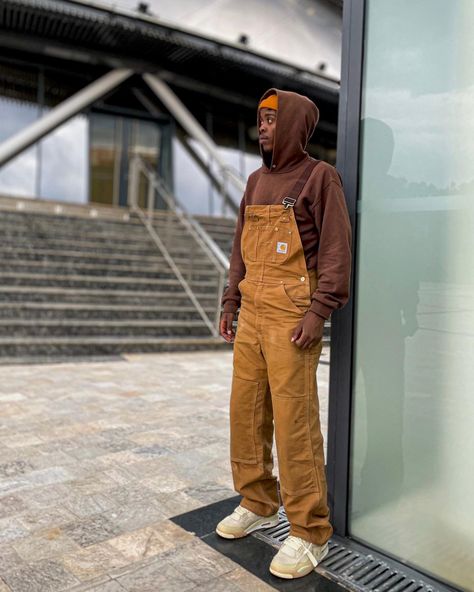 Overall Men Outfits Street Styles, Mens Overalls Outfits Street Styles, Carhartt Overalls Outfit Men, Overall Street Style, Dickies Overalls Outfit, Coverall Outfit Women, Mens Overalls Outfits, Carhartt Overalls Outfit, Overalls Outfit Men