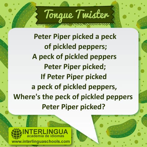 Peter Piper Tongue Twister, Funny Anger Quotes, When Your Angry, Tongue Twisters In English, Funny Tongue Twisters, Tongue Twisters For Kids, Law Design, Peter Piper, Reading Comprehension For Kids