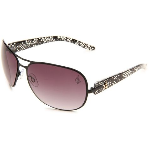 Baby Phat B2075SBLK0065 Aviator Sunglasses ($59) ❤ liked on Polyvore Baby Phat Sunglasses, Glasses Aviator, Baby Phat, Style Sunglasses, Aviator Style, Wide Bands, Aviator Sunglasses, Eyewear Sunglasses, Black Frame