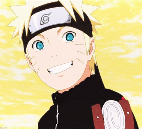 Naruto Smile GIFs - Find & Share on GIPHY Naruto Smile, Naruto Gifs, Minato Namikaze, Naruto Gif, Manga Naruto, Kakashi Sensei, Uzumaki Boruto, Dancing Gif, Naruto Fan Art