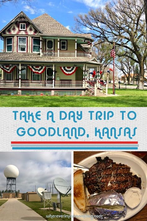 Things to see and do on your visit to Goodland, KS, including where to eat, and what to see and do. #goodland #kansas #noplacelikeks Kansas City To Do, Overland Park Kansas Things To Do, Must See In Kansas, Kansas Landmarks, Overland Park Kansas, Kansas Attractions, Travel Careers, Luxury Getaway, Scenic Byway