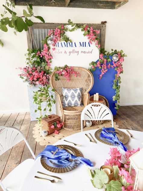 Mama Mia Themed Party, Mama Mia Wedding, Mama Mia Theme, Mamma Mia Bachelorette Party, Mama Mia Birthday, Mamma Mia Birthday Party, Greece Theme, Mamma Mia Theme, Mamma Mia Wedding