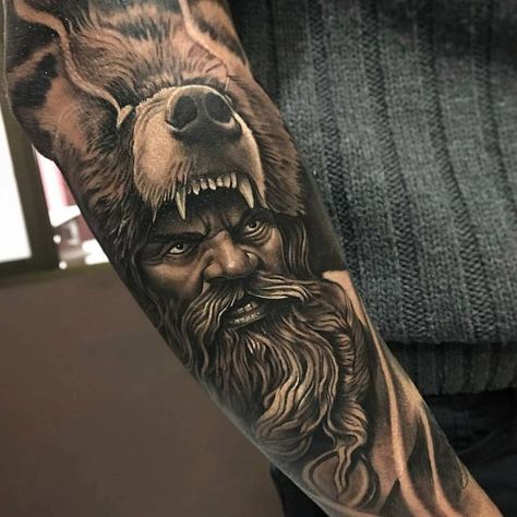 Bear Tattoos, Wolf Tattoo, A Tattoo, Vikings, Tattoos