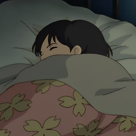 Whisper Of The Heart, Anime Aesthetic, Sleep, Bed, Anime