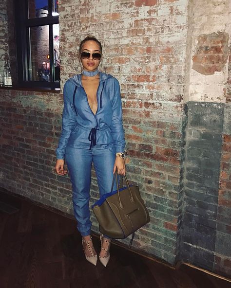 11.6k Likes, 184 Comments - Helly Luv (@hellyluv) on Instagram: “ Thank you @anna.nailbarr ✨ @mounirsalon” Jumpsuits For Women Classy, Womens Denim Jumpsuit, Hoodie Jumpsuit, Jumpsuit Blue, Hip Clothes, Womens Denim, Jumpsuit Online, Bodysuit Fashion, Denim Trends