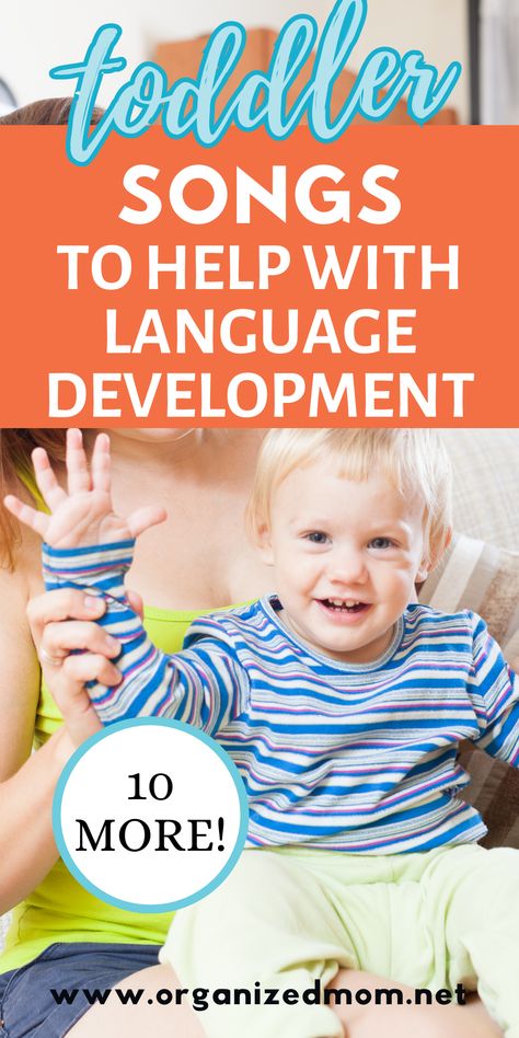 Here are 10 MORE great fun songs to help your toddler build language skills. These language development toddler songs are just plain fun to listen to, even parents and caregivers will enjoy them! Language Development For Toddlers, Early Childhood Development Activities, Language Development Milestones, Toddler Language Development, Communication Boards, Childhood Activities, Language Development Activities, Toddler Speech, Language Tips