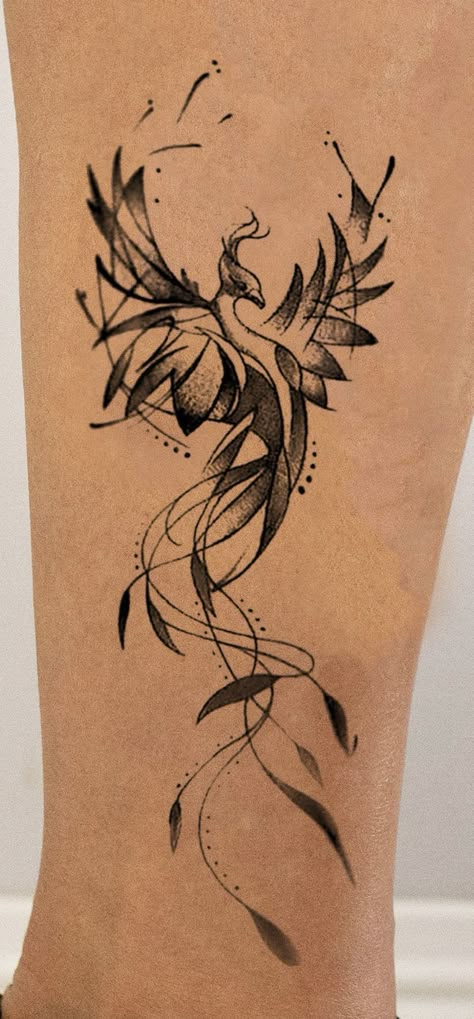 Phonex Tattoo Woman, Back And Shoulder Tattoo, Blue Flame Tattoo, Feniks Tattoo, Phoenix Tattoo Arm, Phoenix Tattoo Women, Flower Spine Tattoos, Phoenix Tattoo Feminine, Small Phoenix Tattoos