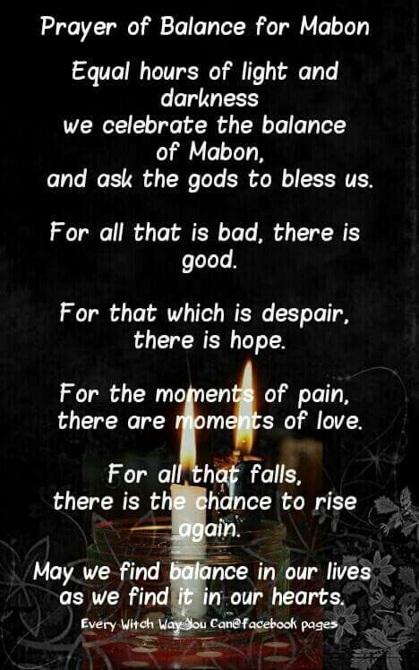 Prayer of Balance for Mabon – Witches Of The Craft® Solitary Mabon Ritual, Autumn Solstice Ritual, Mabon Prayer, Mabon Crafts, Autumnal Equinox Celebration, September Equinox, Pagan Festivals, Autumnal Equinox, Eclectic Witch