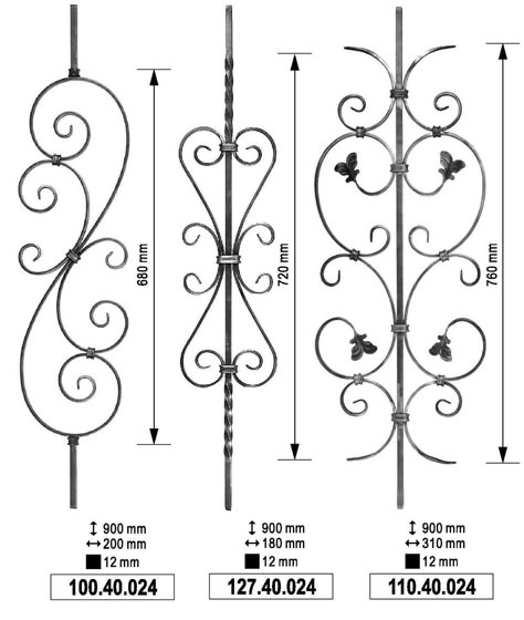 Wrought Iron Wrought Iron Spindles, Porte In Ferro, Spindle Design, Wrought Iron Design, Wrought Iron Decor, Iron Gate Design, Iron Balcony, Window Grill Design, Iron Design