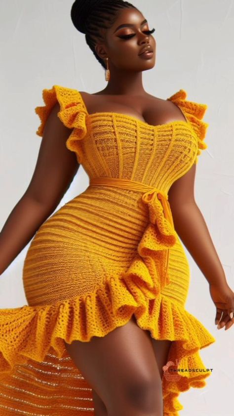 Crochet Corset Dress, Crochet Dress Outfits, Pattern Clothes, Mode Crochet, Crochet Size, African Fashion Women Clothing, Swag Outfits For Girls, Crochet Clothes Patterns, Crochet Dress Pattern