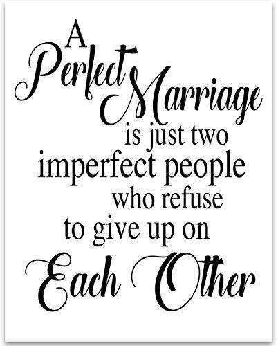 A Perfect Marriage Is Just Two Imperfect, A Perfect Marriage, Typography Art Print, Canvas Painting Tutorials, Gift For Wedding, Kahlil Gibran, Marriage Is, Perfect Marriage, Art Print Poster